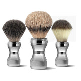 Eminent Shaving Badger Hair Mens Shaving Brush Barber Salon Men Facial Beard Cleaning Shaving-Foam Razor Brush (Silver Tip Badger)
