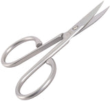 3 Swords Germany - brand quality 3 piece stainless steel INOX manicure pedicure grooming kit set for professional finger & toe nail care scissors file tweezers genuine leather case in gift box (03874)