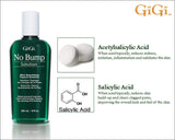 GiGi No Bump Skin Smoothing Topical Solution for after shaving, waxing or laser hair removal treatment 8 oz