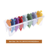 8 Sizes Guide Comb Set, Clipper Spare Parts Haircut Accessories for Professional Use, Great for Most Size Wahl Clippers/Trimmers