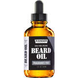 Fragrance Free Beard Oil & Leave In Conditioner, 100% Pure Natural for Groomed Beards, Mustaches, Moisturized Skin 1 Oz By Ranger Grooming Co By Leven Rose (Beard Oil)