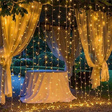 Magictec 300 LED Curtain String Light, 8 Lighting Modes Fairy Twinkle String Lights