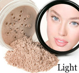20pc STARTER KIT w/BRUSHES (LIGHT & FAIR 1) Mineral Makeup Sample Size Set Foundation Blush Veil Eye Shadows
