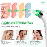 Blackhead Remover Pore Vacuum Cleaner - LONOVE Upgraded Blackhead Vacuum Rechargeable Face Vacuum Comedone Extractor Tool for Blackhead Whitehead Acne Removal, 5 Adjustable Suction Power and 4 Porbes