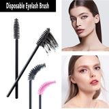 Deoot 300 PCS Disposable Makeup Applicators Eyelash Mascara Brushes,& Lip Brushes Lipstick Lip Gloss Wands & Eyeliner Brushes & Organizer Box With 2 PCS Double-Sided Silicone Exfoliating Lip Brush Applicator Tool Makeup Beauty Tool Kits