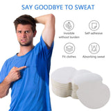 Underarm Sweat Pads - Disposable Cotton Armpit Sweat Absorbent Pads Unisex T-shirt Garment Perspiration Guards(40PCS)