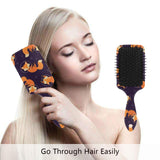 CUTEXL Women Girls Hair Brush Cute Animal Fox Star Pattern Air Cushion Comb Anti Frizz Static Snag Tangle Massage Scalp Hairbrush for Curly or Straight Hair