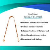 Wonder Care – Copper Tongue Cleaner Couples Pack | Perfect Surgical Tongue Scraper | Copper zig zag + Twister Cleaner | Tongue Cleaner Scraper for Adult | Ayurvedic Combo Pack Tongue Cleaner Scraper