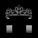 JEHEHUBO Women Birthday Queen Tiaras Crowns Birthday Princess Girls Tiara Crown Black Cotume Cosplay Pageant Prom Queen Crown Tiaras