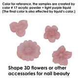 C&I Acrylic Powder, Color # 17, 3 D Nail Flower, Sculpting Nail Powder, 1.4 oz, 40 g