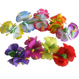 Hibiscus Hair Clips Flower Barrettes Hawaiian Hair Clip Set Hawaii Tropical Luau Floral Leaf Clips Headpiece Women Wedding Beach Carnival Birthday Party Favors Handmade Hair Accessories Set of 12