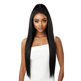 Outre Synthetic Quick Weave Half Wig - SHONTAY (1B Off Black)