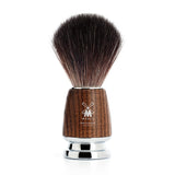 MÜHLE RYTMO Black Fiber Luxury Shaving Brush - Perfect with Soaps and Creams