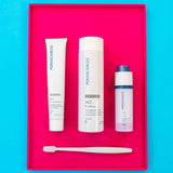 PerioSciences Antioxidant Oral Care System White Care 3-Product Kit: 30ml Dental Gel, 3oz Toothpaste, 10oz Rinse, Complete Teeth Whitening System