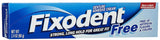 Fixodent Denture Adhesive Cream Free, Value Pack 2 ea