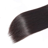 Brazilian Straight Hair 1 Bundle Virgin Human Hair Single Bundle 100g Unprocessed Straight Human Hair Bundles,(20" Natural Black)