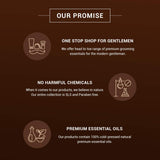 THE MAN COMPANY Beard Wax for men, Mustache Wax - Natural Beard Styling Balm (1.7 oz) - Beeswax based Beard Balm with Argan Oil, Geranium - Moisturizing, no Itchy Beard, Frizz Control - Paraben Free