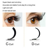 4 Tray Volume Lash Extensions .03 .05 .07 .10 Easy Fan Volume Lashes C D curl Flowering Lash Extensions Mega Volume Lash Extensions 10-19mm Length(D-0.05-12+12+13+13)