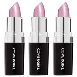 CoverGirl Continuous Color Lipstick, Iceblue Pink [505] 0.13 Ounces - 3 Pack