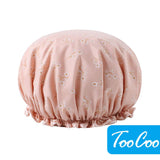 Shower Cap, TooCoo Double Waterproof Layers Women Bath Shower Hat, Fashionable EVA Bathing Shower Caps ([4Pack])