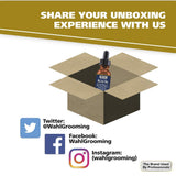 Wahl Premium Beard Oil with 10 Essential Oils for Moisturizing Skin and Beard Hair Including the Wahl Blend of Oils, Manuka, Meadowform Seed, Clove and Moringa – 1 oz