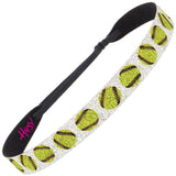 Hipsy Baseball & Softball Adjustable No Slip Fast Pitch Hair Headbands for Women Girls & Teens