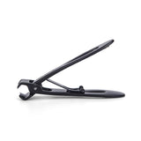 Wide Jaw Nail Clippers - TOP TENG Ultra Sharp Wide Opening Nail Cutter for Fingernails & Thick Toenails (Large, Black)