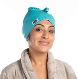 Blink Innovations (2 Pack) Multi-Use Shower Cap & Hair Towel Twist Shower Wrap Set Washable Terry Lined