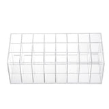 HBlife Lip Gloss Holder Organizer, 24 Spaces Clear Acrylic Makeup Lipgloss Display Case
