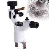 Tattoo Supplies Professional Tattoo Machine, Fashion Rotary Liner Shader Electric Tattoo Machine Strong Motor Kit RCA Cord Artist Makeup Tool Tattoo Supplies Rotary Tattoo Machine(White)