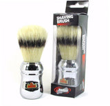 William Marvy No. 4 Omega Silver Handle Shaving Brush