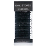 EMILYSTORES 0.07MM Thickness B Curl Length 8mm-14mm Mink Silk False Lashes Assort Mixed In One Tray For Eyelash Extensions