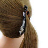 Meilliwish Noble Wedding Beautiful Banana Hair Clip for Women (H78)(Black)