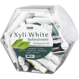 NOW Solutions, Xyliwhite Toothpaste Gel, Refreshmint, Cleanses and Whitens, Fresh Taste, 40 Units, 1-Ounce Tubes