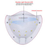 yinhua UV Lamp LED Dry Nail Kit Portable Dry Nail Kit Nail Art Drill Set Dry Nail Drill Kit Acrylic Led Nail Drill Set Nail Drill Art Manicure with Full Kit Nail Art Tools