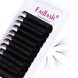 Volume Lash Extensions Easy Fan Volume Lashes 0.03 0.05 0.07 Self Fanning Eyelash Extensions C D DD Curl Rapid Blooming Lashes 8-25mm Length Supply (0.05-C, 21mm)