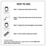 THE MAN COMPANY Beard Wax for men, Mustache Wax - Natural Beard Styling Balm (1.7 oz) - Beeswax based Beard Balm with Argan Oil, Geranium - Moisturizing, no Itchy Beard, Frizz Control - Paraben Free