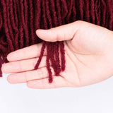 6Packs/Lot 18 Inch Micro Crochet Hair Braids Slender Straight Goddess Faux Locs Crochet Hair Synthetic Sister Locs Crochet Hair Braids Synthetic Braiding Hair Extensions For Women(BUG#)