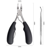 Toenail Clippers for Ingrown or Thick Toenails for Seniors, Nail Clippers for Men and Women- Sharp Stainless Steel Professional Toes Ingrown Toenail Nail Trimmer, Toenail Nail Set