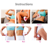 Body Massage Slimming Machine Anti Cellulite Restore Skin Firmness Small Construction Rubber Handle Women Beauty Tool
