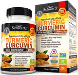 Turmeric Curcumin with BioPerine 1500mg - Natural Joint & Healthy Inflammatory