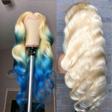 613 Lace Front Wig Blonde Body Wave Human Hair Wigs for Black Women T Part Lace Wigs with Baby Hair Pre Plucked 150% Density Brazilian Blonde Human Hair (16inch Body Wave Wig)