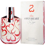 HER OPEN HEART by Jane Seymour, EAU DE PARFUM SPRAY 3.4 OZ & JEWELRY ROLL