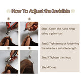 18 Inches Hidden Crown Hair Extensions One Piece Invisible Wire Hair Extensions Secret Miracle Wire In Hairpiece With Transparent Fish Line Headband No Glue Straight #2 Dark Brown 65g