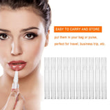 10pcs 5ml Empty Transparent Twist Pen, Cosmetic Container Tube Lip Gloss Nail Oil Eyelash Growth Liquid Brush Applicators for Women Makeup Convenient Use