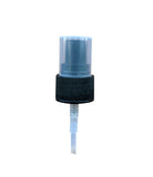 24-410 neck size ribbed skirt fine mist sprayer in black or white (Black-50 count)