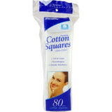 CORALITE 100% PURE COTTON SQUARES 80 COUNT by Coralite
