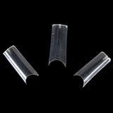 MAKARTT 500pcs C Curve Nail Tips Clear Acrylic Gel False Nails 10 Sizes for Nail Salons and DIY Nail Art