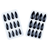 Fright Night Press On Nails, Claws, 24 Count Pre-Glued Nails to complete halloween or stage play costume