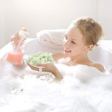 6 Pieces Bath Shower Pouf Sponge Mesh Pouf Shower Ball Exfoliating Body Loofah Shower Scrubber Ball Shower Glove with Flower Bath Balll (Beige, Green, Purple)